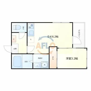 ハーモニーテラス住吉Ⅱ【3階】の間取り