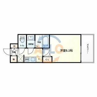 メインステージ天王寺サイドシティ【4階】の間取り
