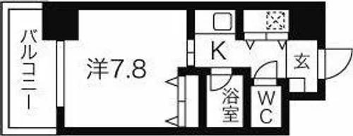 AXIS桜通内山【13階】の間取り
