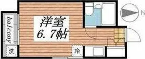 メゾン・ド・ペルミ【1階】の間取り