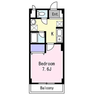 オリエンタルマンションII【1階】の間取り