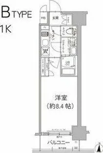 エスリード泉プレステージ【2階】の間取り
