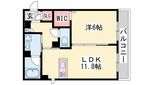 シャーメゾンフルール【2階】の間取り