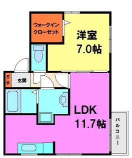 エイミハイツ【2階】の間取り