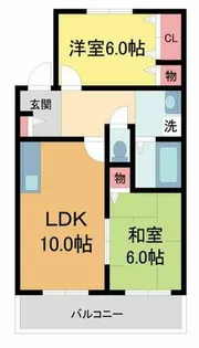 イーストハウス【2階】の間取り