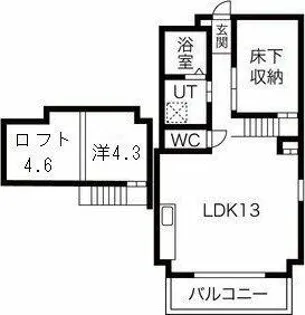 グランフォート新瑞橋【5階】の間取り