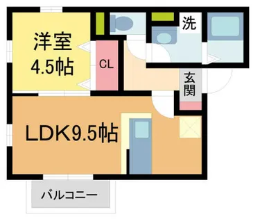 Excella見野(エクセラミノ)【203号室】の間取り