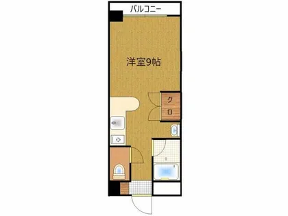 ベルガ清水【5階】の間取り