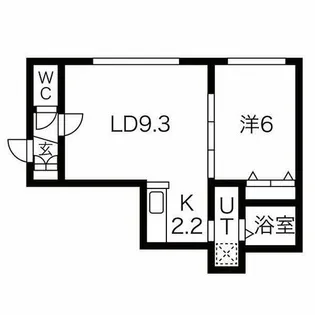 サンコート富丘Ⅱ【101号室】の間取り