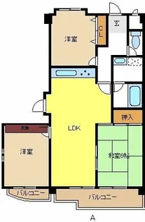 クオリティ平針【301号室】の間取り