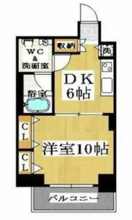 フローライト長堀橋【4階】の間取り