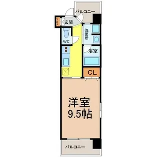 CASTELLOLUSSO(カステロルッソ)【2階】の間取り