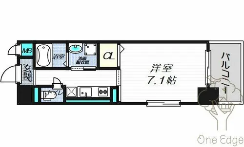 GARBO【4階】の間取り