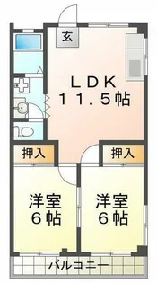 みづほハイツ【3階】の間取り