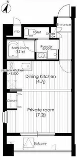 堂島プライマリーワン【9階】の間取り