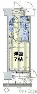 スワンズシティ梅田シエロ【7階】の間取り