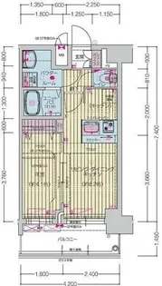愛知県名古屋市瑞穂区瑞穂通1丁目【マンション】の間取り