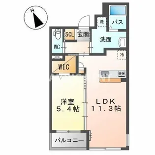 プリメゾン平尾【2階】の間取り