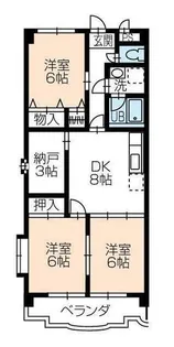 杉浦マンション【2階】の間取り