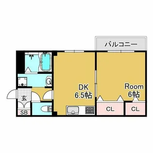 兵庫県神戸市兵庫区本町2丁目【マンション】の間取り