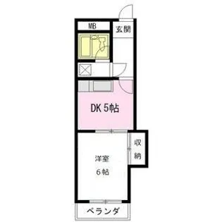 愛知県名古屋市天白区八幡山【マンション】の間取り