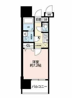 サヴォイグランデウォーターサイド【3階】の間取り