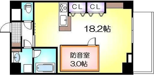 セントフィオーレ松葉【2階】の間取り