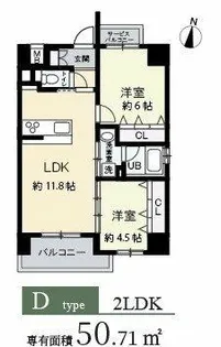 MORADA・MⅡ【3階】の間取り