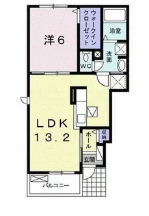 ルミエールソレイユ【1階】の間取り