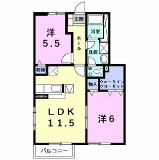 ソフィア壱番館 A【1階】の間取り
