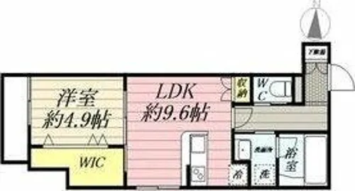 LA・LA【2階】の間取り