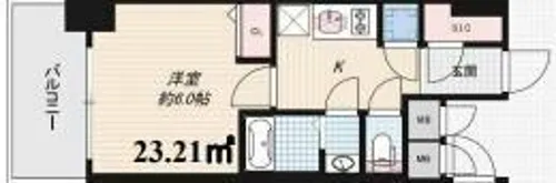 アドバンス神戸セラフィム【10階】の間取り