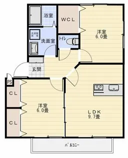 T.BOX【101号室】の間取り