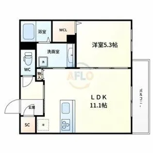 アドラ【2階】の間取り