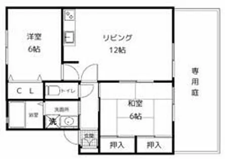 メゾンフィディリオ【B101号室】の間取り