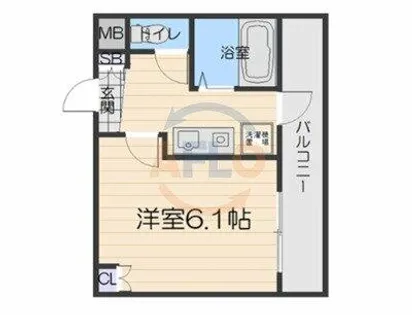 VERGER ZENSHIN【5階】の間取り