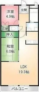 ピボットマンション八幡【103号室】の間取り