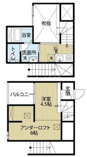 BLANCA上石川(ブランカ上石川)【1階】の間取り