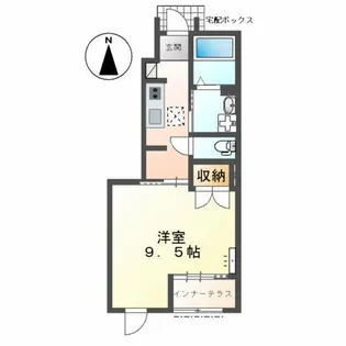 フローラル【1階】の間取り