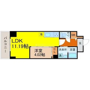 GRAN DUKE東桜【5階】の間取り