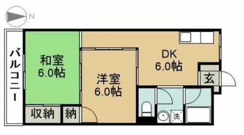 リアライズ国府宮【402号室】の間取り