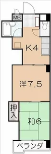 丸和マンション【3階】の間取り