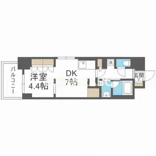 コンフォリア北堀江一丁目【14階】の間取り