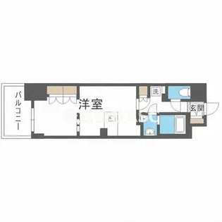コンフォリア北堀江一丁目【14階】の間取り