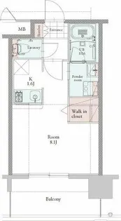 エンクレスト博多PREMIER【9階】の間取り