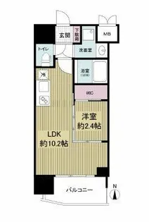 セレニテ本町東リアン【11階】の間取り