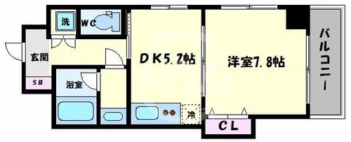 メゾン・ド・ヴィレ内本町【9階】の間取り