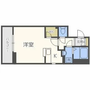 リッツスクエアガーデン【2階】の間取り