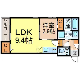 愛知県名古屋市南区平子2丁目【アパート】の間取り