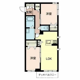 アラヤガーデン【1階】の間取り